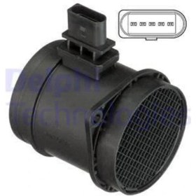 Resim Delphi AF10408-12B1 Maf Sensörü Audi Q7-Tt-Skoda Superb-Volkswagen Eos-Passat-Passat Cc-Phaeton-Touareg 03H906461 