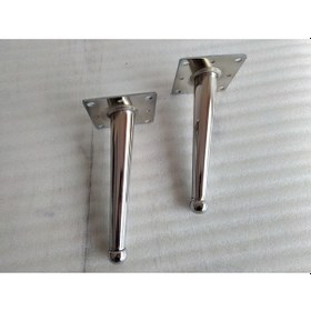 Resim Demontepark Kanepe Ayağı Tv Ünitesi Ayağı Konik Ayak Metal Ayak (4 ADET) 