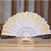 Resim Genel Markalar Oymalı Kına Yelpazesi - Beyaz 