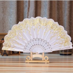 Resim Genel Markalar Oymalı Kına Yelpazesi - Beyaz 