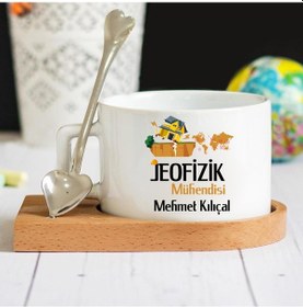 Resim Jeofizik Mühendisi Lüks Fincan Seti 