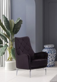 Resim SANDALİE Vivaldi Berjer Salon&oturma Odası - Siyah 