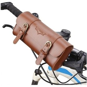 Resim B-soul Bisiklet Elektrikli Scooter Sürüş Retro Ön Baş Çantası Kahverengi Kahverengi Kahverengi 