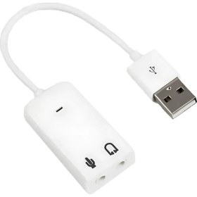Resim Platoon 7.1 Harici USB Ses Kartı USB Jack 3.5mm Kulaklık Ses Adaptörü Ses Kartı 