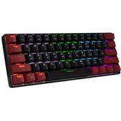 Resim Mekanik Klavye 61 Tuşlu Rgb Oyun Klavyesi İş Ofisi Taşınabilir Kompakt Kablolu Klavye Mini Oyun Mekanik Klavyesi 