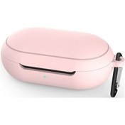 Resim Microsonic Samsung Galaxy Buds Plus Mat Silikon Kılıf Rose Gold 