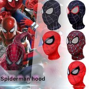 Resim Marvel Miles Morales Iron Spider-Man Kask Maskesi - Kadınlar için ideal olan, nefes alabilen, rüzgar geçirmez naylon kostüm aksesuarı, Paskalya, Karnaval, Cadılar Bayramı kostümü ve hediyeler için 