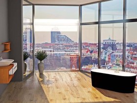 Resim Bağımsız Küvet | Ayvalık | Sanacryl - Lacivert / 79x177 / 1 Kişilik 