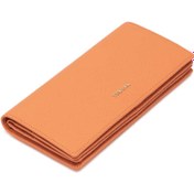 Resim Turuncu Deri Kadın Cüzdan - S1CB00005685-J35 