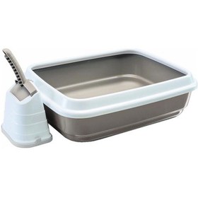 Resim Imac Duo Kürekli Açık Kedi Tuvaleti 50 x 40 x 15 CM 