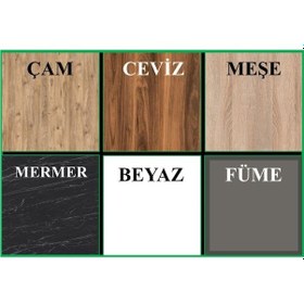 Resim Kristal 5 Kapaklı Dolap Gardırop Çam - Ücretsiz Kurulum 