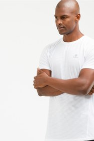 Resim Speedlife ERKEK BEYAZ T-SHİRT SPOR Hillside Bisiklet Yaka Erkek T-Shirt 