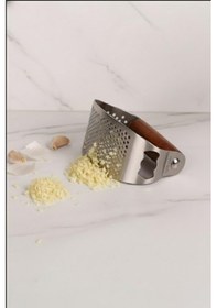 Resim Mien Prateg Akasya Saplı Sarımsak Ezici Ergonomik Ahşap 