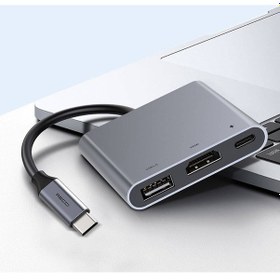 Resim Recci Rh05 Type-c To Type-c Pd100w/hdmı 4k 30hz/usb3.0 Destekli 3in1 Hub Çoğaltıcı 