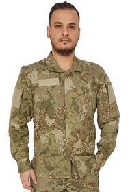 Resim Yeni Model Kara Kuvvetleri Askeri Kamuflaj Gömlek 