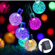 Resim Ximistore9 Güneş Enerjili 100 Led Balon Işık Zinciri - 8 Modlu Su Geçirmez Dış Aydınlatma Renk 