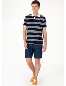 Resim U.s. Polo Assn. Erkek Koyu Mavi Şort Jean 50304382-dn0023 Dark Blue 