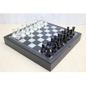 Resim MCM Group Kutulu Cam Satranç Seti 