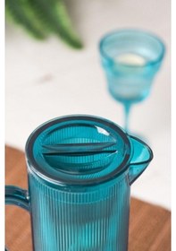 Resim Akrilik Barok 1,5 Lt Aquamarin Sürahi Çok Renkli 