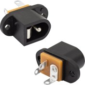 Resim İntercom Adaptör Fişi Dc Jack Kulaklı Tip 2.1mm Kulaklı Tip DC-0053 (IC-258F) 