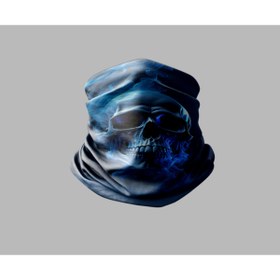 Resim Buffalo Kuru Kafa Tasarımlı Motorcu Buff Maske Outdoor Boyunluk Unisex Bandana 