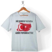 Resim Kendim Seçtim Söz Konusu Vatansa Gerisi Teferruattır Türkiye Çocuk T-Shirt 