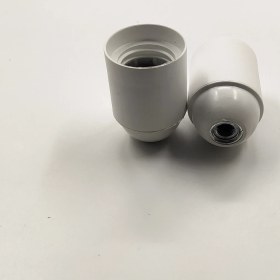 Resim Retro Vitrini Dekoratif Plastik E-27 Düz Duy Beyaz (2 ADET) 