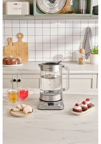 Resim Karaca x Refika Gönlübol xl Cam Çay Makinesi Chrome 