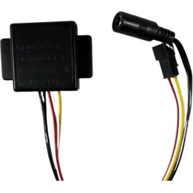 Resim 12 Volt 3 Amper Çift Çıkışlı Dokunmatik (Touch) Ayna Arkası Sensör Siyah Ayna Lambası Banyo Aynası Mobilya Sensörü 