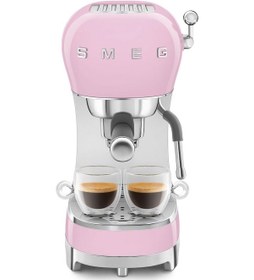 Resim Smeg ECF02PKEU 50's Style Pembe Espresso Kahve Makinesi 