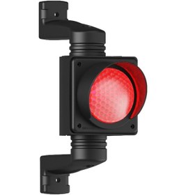 Resim Mesan Ø100mm Ledli Tekli Trafik Lambası 220vac Ms 8030.1.220vac 