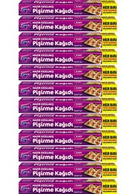 Resim Hazır Kesilmiş Pişirme Kağıdı 10 Lu 42 X 37 Cm 12 Paket 