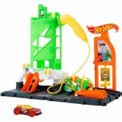 Resim Hot Wheels Elektrikli Araç Şarj İstasyonu Oyun Seti HTN79 