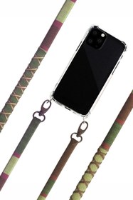 Resim Vorson El Yapımı Iphone 12 Kılıflı Telefon Askısı - Kamuflaj 
