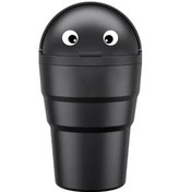 Resim Chuangyinshop Siyah Dayanıklı Plastik Sızdırmaz Araba Çöp Kovası - Evrensel Otomobil Organizer Saklama Kutusu 