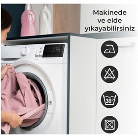 Resim Tropik Home-mermerdesen Beyaz-çift Kanatlı Banyo Perdesi 110x200 