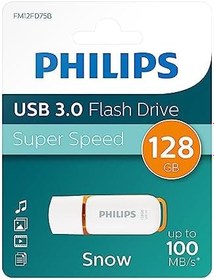 Resim Philips Snow Edition Super Speed 3.0 USB flash sürücü, 128 GB, PC, dizüstü bilgisayar, bilgisayar veri depolama, okuma hızı 100 MB/s'ye kadar 