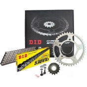 Resim Dıd Triumph Speed Triple Rs 1050 Zincir Dişli Seti 2012-2017 X-ringli Zincir Çelik Renk 