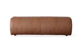 Resim ARYA DERİ BENCH, KAHVERENGİ 