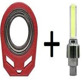 Resim Rulmanlı Keyrambit Işıklı Anahtarlık Harekete Duyarlı Flaş Karambit Key Plastik Model 2 Kırmızı 