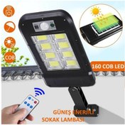 Resim Uzaktan Kumandalı 160 Led Solar Bahçe Lambası 