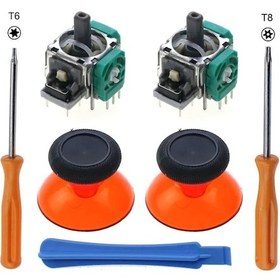 Resim Siyah Şeffaf Turuncu-jcd 3d Analog Joystick Sensörü Modülü Potansiyometre Başparmak Çubuğu Microsoft Xbox One Seri 