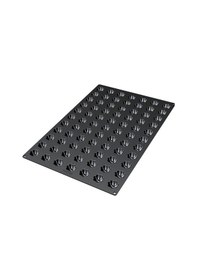 Resim 40.434.20.0000 Silikomart Sq034 Mını Charlotte 40x60 Cm Silikon Kalıp Kahverengi 