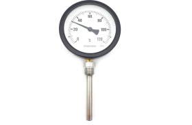 Resim Pakkens 100 Termometre 10 cm Dalma Boylu Alttan Bağlantılı 