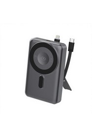 Resim Jopus 10000 mAh Magsafe Powerbank Kablosuz Şarj 22.5W Hızlı Şarj Watch AirPods Uyumlu Standlı - RD-V35R 