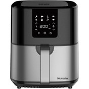 Resim GoldMaster Crispy Airfryer Siyah-ınox Xxxl 7 Litre 1700w Sıcak Hava Fritözü 