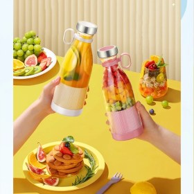 Resim mudikonsept Taşınabilir Blender Taşınabilir Mini Hızlı Blender 350ml Meyve Sıkacağı Kup - MDE8827-9841 