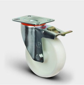 Resim Em01Zkz150F Döner Tablalı Frenli Poliamid Tekerlek Çap:150 