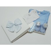 Resim Yenidoğan Erkek Bebek Kutulu Hediye Seti 