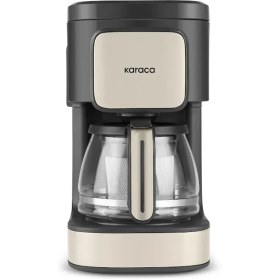 Resim Karaca Just Coffee Aroma 2 In 1 Filtre Kahve ve Çay Demleme Makinesi Bej 